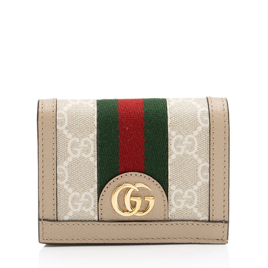 Gucci GG Supreme Ophidia Card Case (SHF-forX0L)