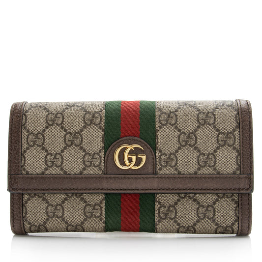 Gucci GG Supreme Ophidia Continental Wallet (SHF-23546)
