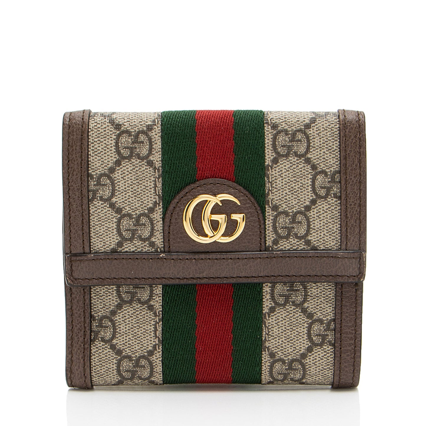 Gucci GG Supreme Ophidia French Wallet (SHF-4smeCs)