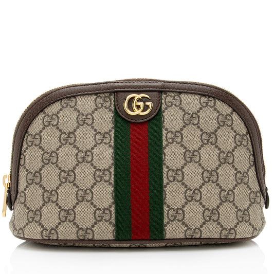 Gucci GG Supreme Ophidia Large Cosmetic Case (SHF-9i1FhG)