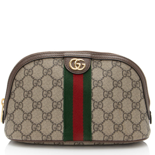 Gucci GG Supreme Ophidia Large Cosmetic Case (SHF-eSZ9lu)