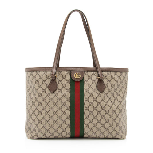 Gucci GG Supreme Ophidia Medium Shopping Tote (SHF-23708)