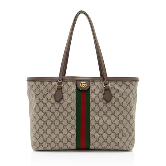 Gucci GG Supreme Ophidia Medium Shopping Tote
