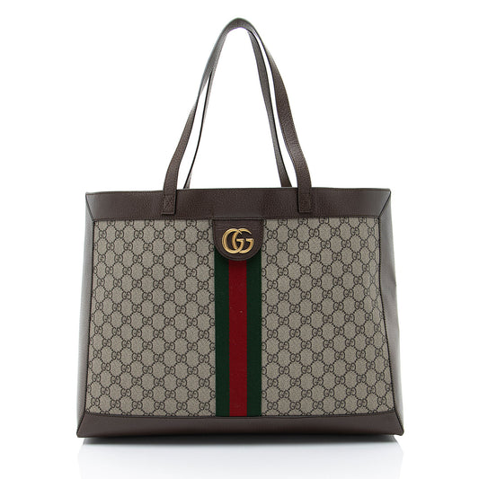 Gucci GG Supreme Ophidia Medium Soft Tote