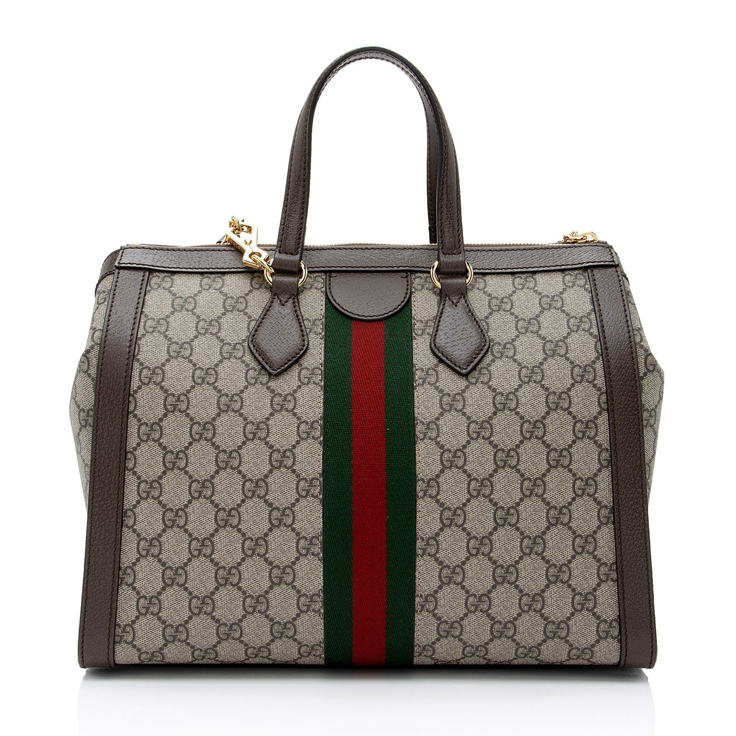Luxury Gucci GG Supreme Ophidia Medium Top Handle Tote (SHF-VigNlG)