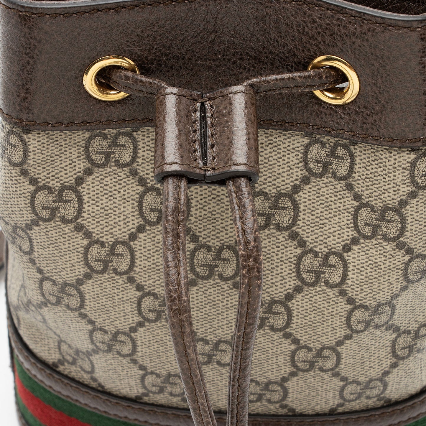 Gucci GG Supreme Ophidia Mini Bucket Bag (SHF-k7zhKJ)