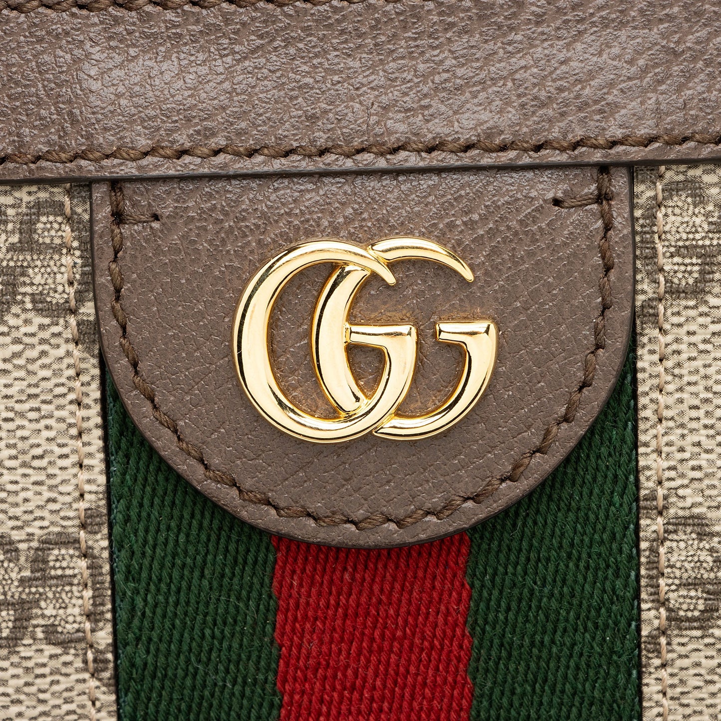 Gucci GG Supreme Ophidia Mini Chain Shoulder Bag (SHF-SgHmHl)