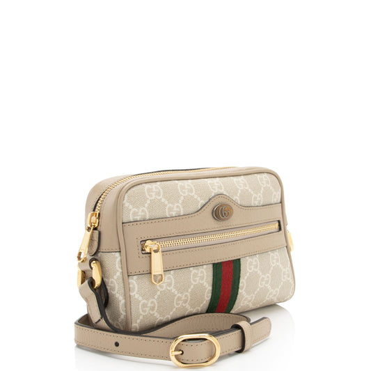 Gucci GG Supreme Ophidia Mini Shoulder Bag (SHF-QD74bF)