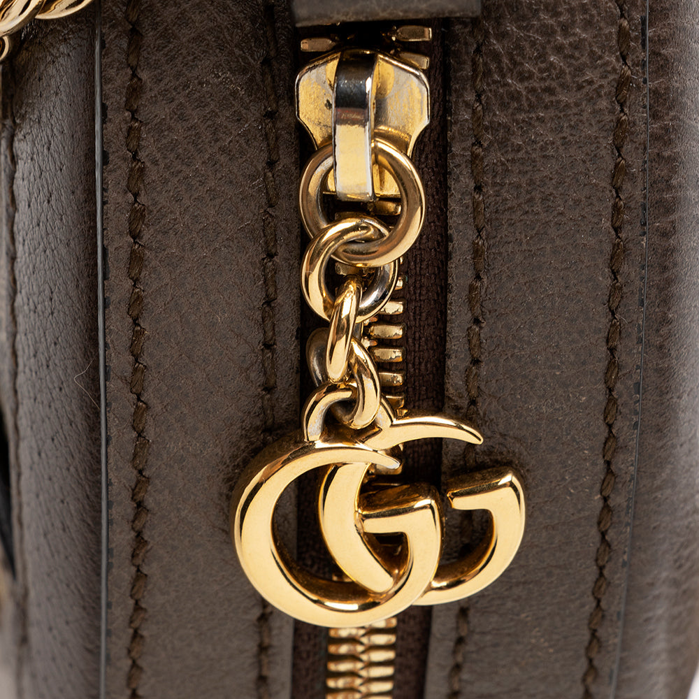 Gucci GG Supreme Ophidia Round Mini Shoulder Bag (SHF-21170)