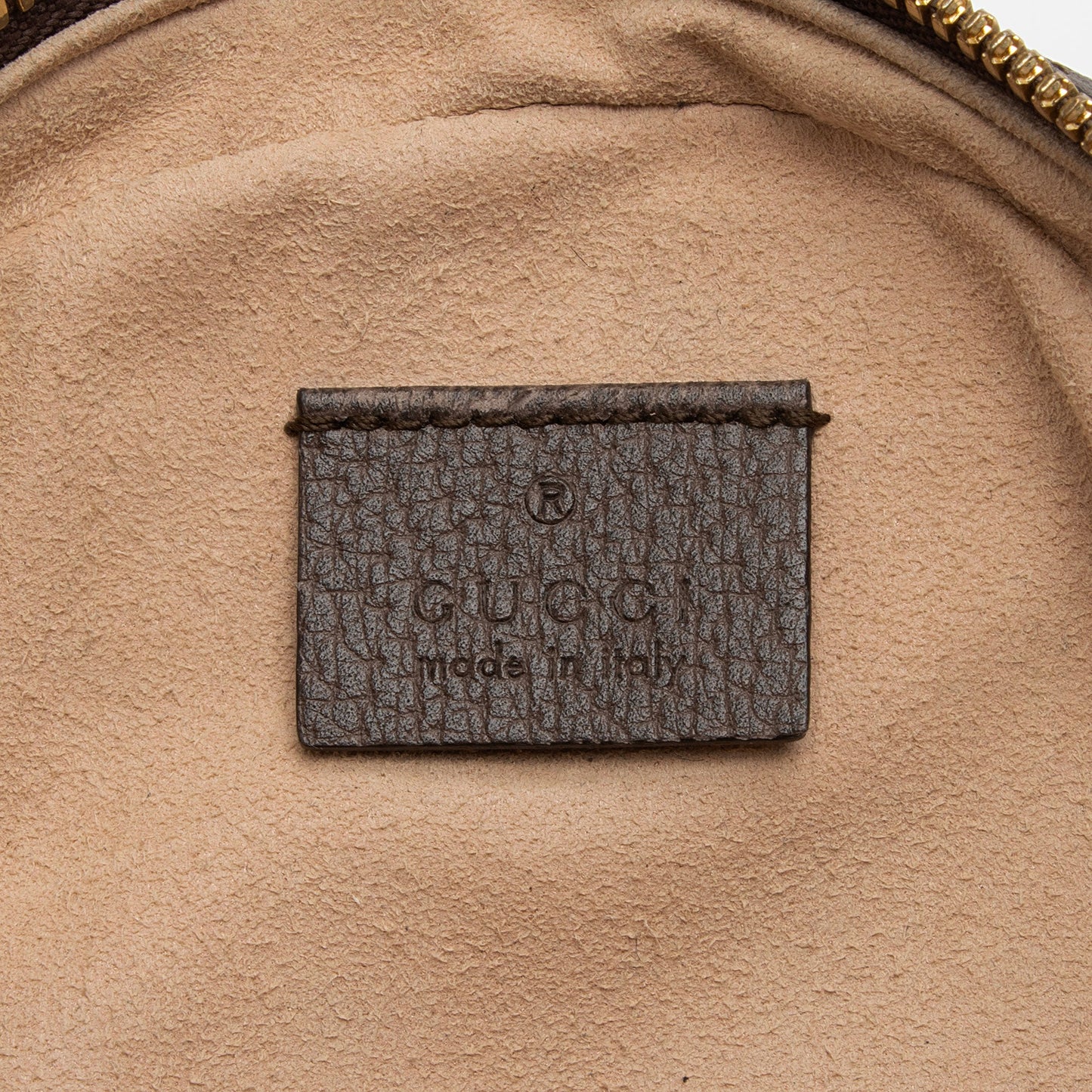 Gucci GG Supreme Ophidia Round Mini Shoulder Bag (SHF-nhYXSB)