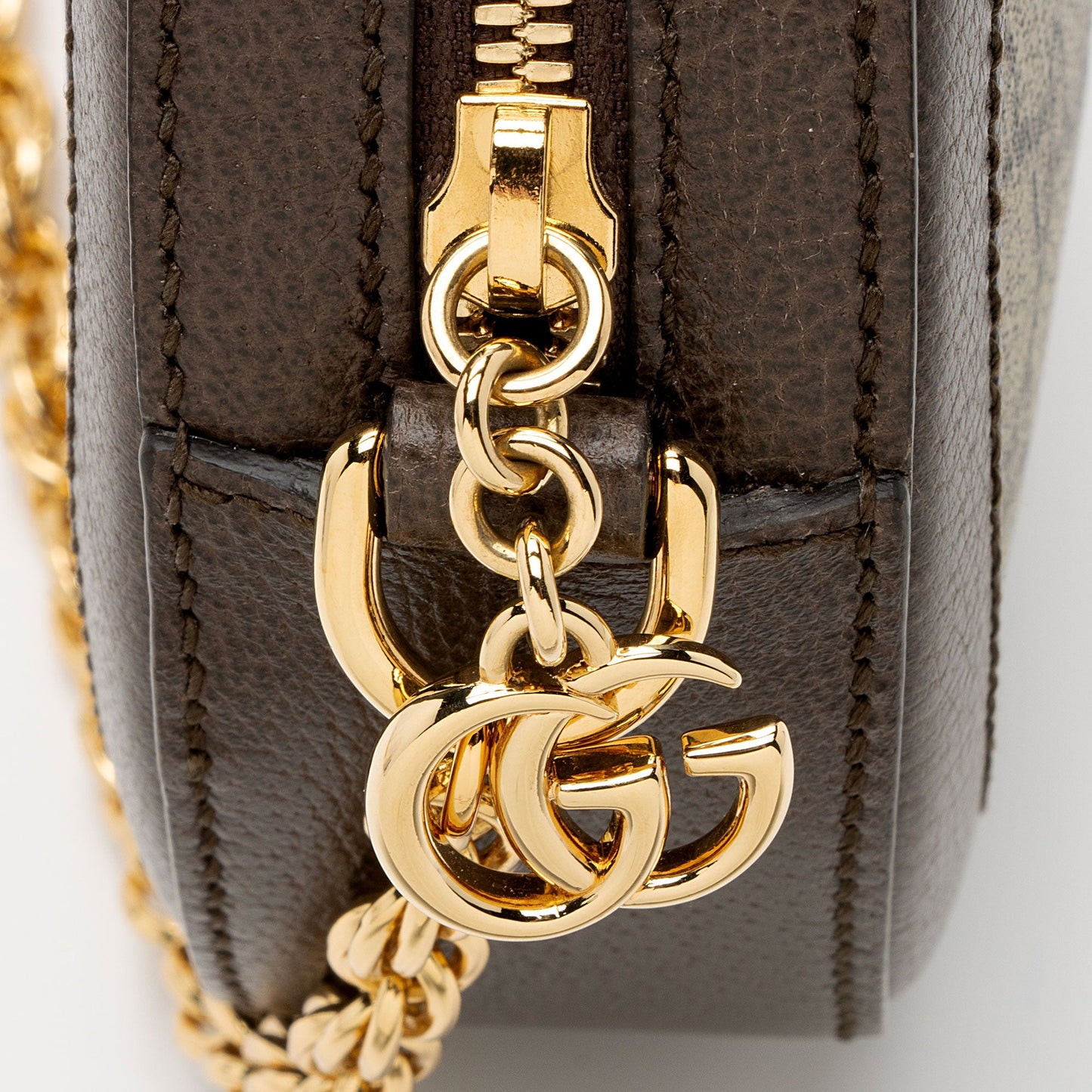 Gucci GG Supreme Ophidia Round Mini Shoulder Bag (SHF-99m356)