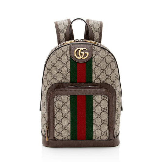 Gucci GG Supreme Ophidia Small Backpack (SHF-bxnAX0)