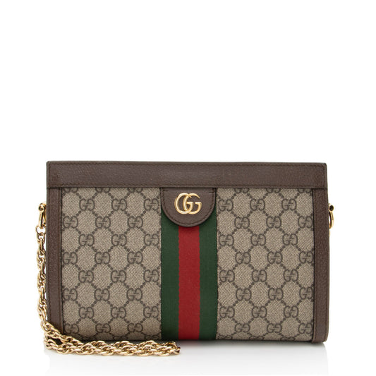 Gucci GG Supreme Ophidia Medium Chain Shoulder Bag