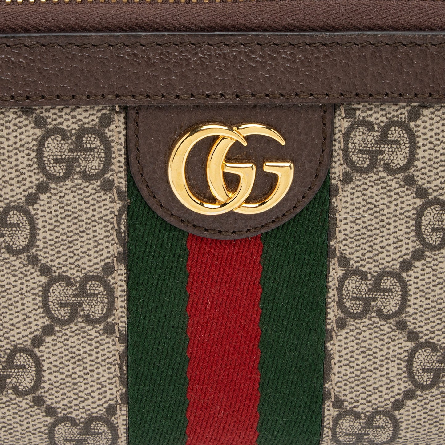 Gucci GG Supreme Ophidia Zip Around Wallet (SHF-dEvQd6)