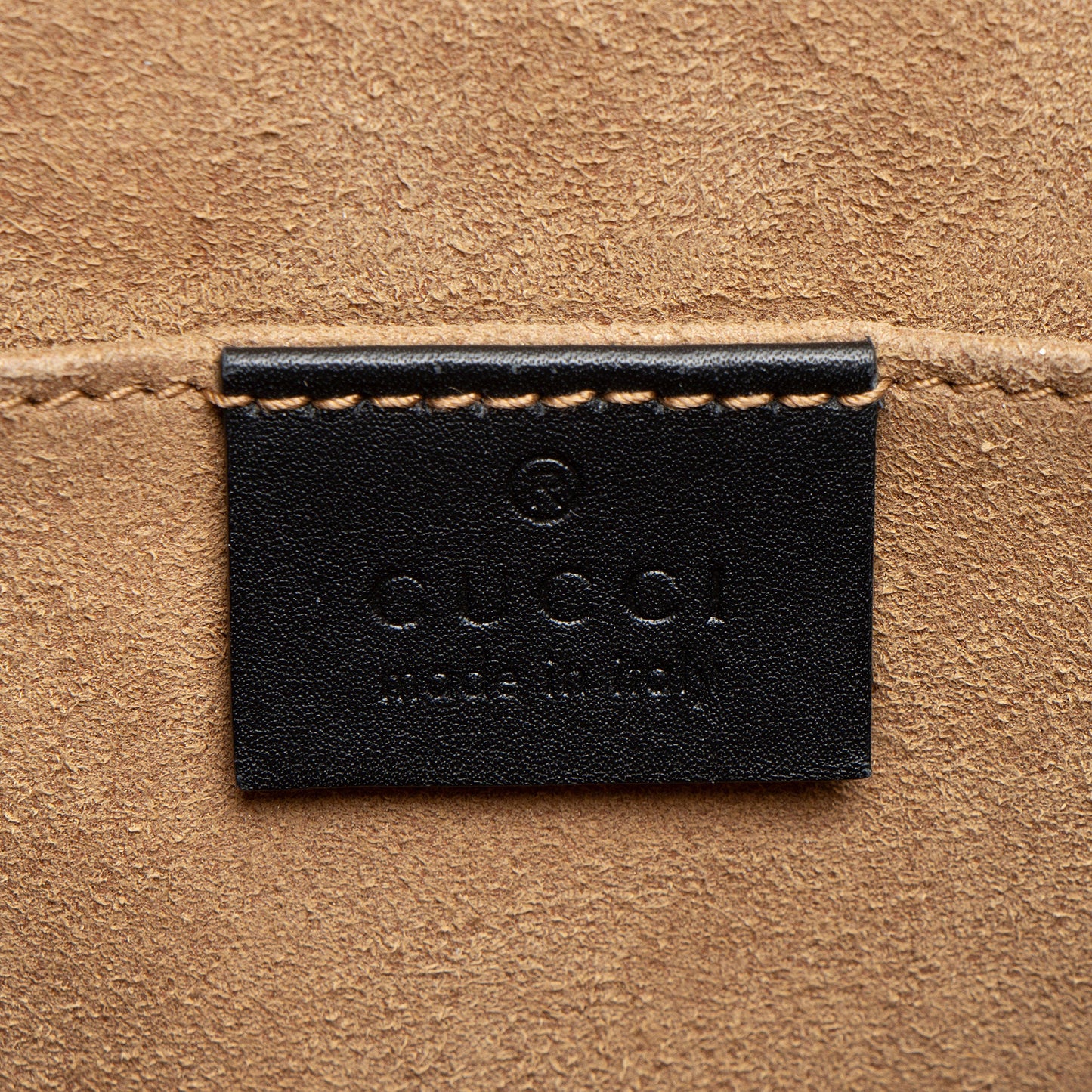 Gucci GG Supreme Padlock Saddle Medium Shoulder Bag