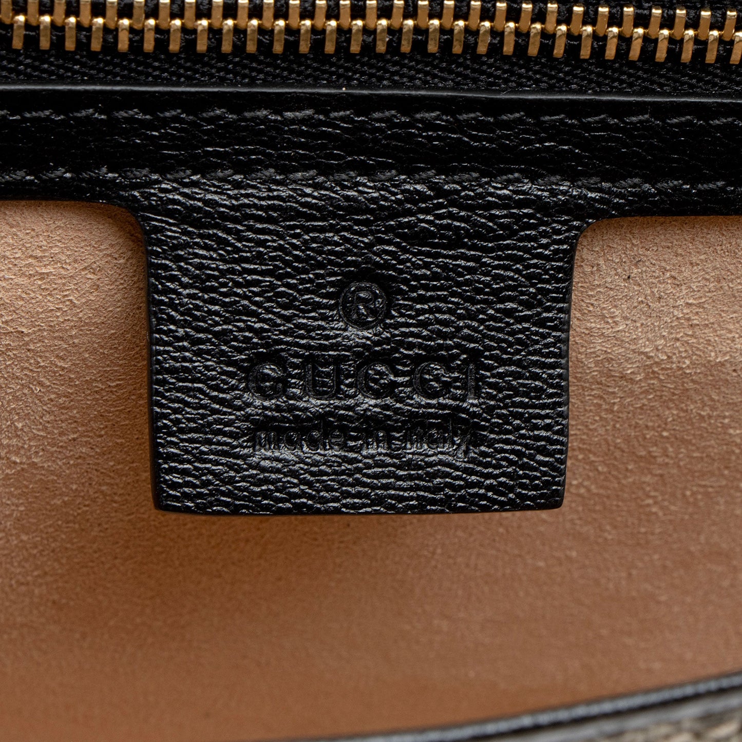 Gucci GG Supreme Padlock Saddle Small Shoulder Bag