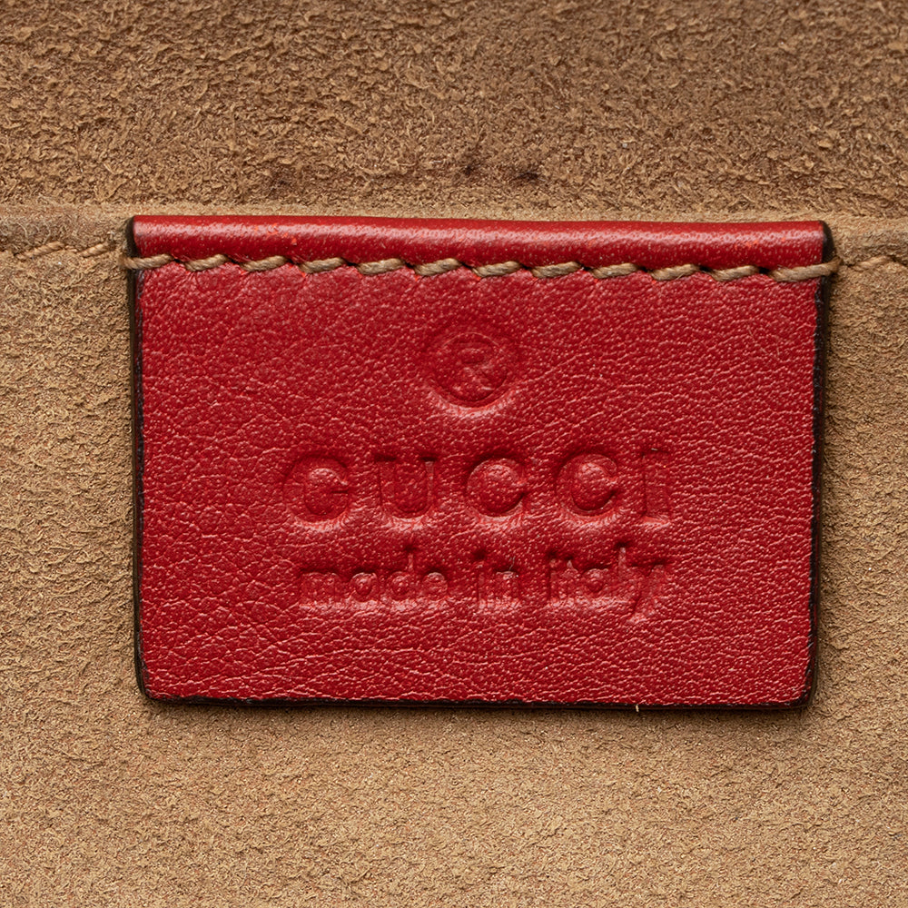 Gucci GG Supreme Padlock Small Shoulder Bag (SHF-19759)