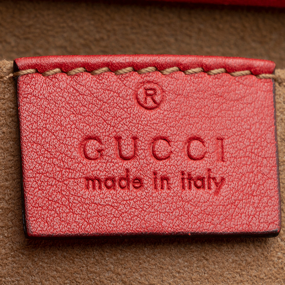 Gucci GG Supreme Padlock Small Shoulder Bag (SHF-20632)