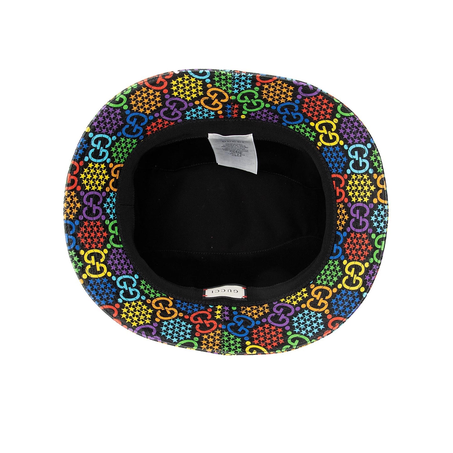 Gucci GG Supreme Psychedelic Fedora Hat - Size M (SHF-23709)