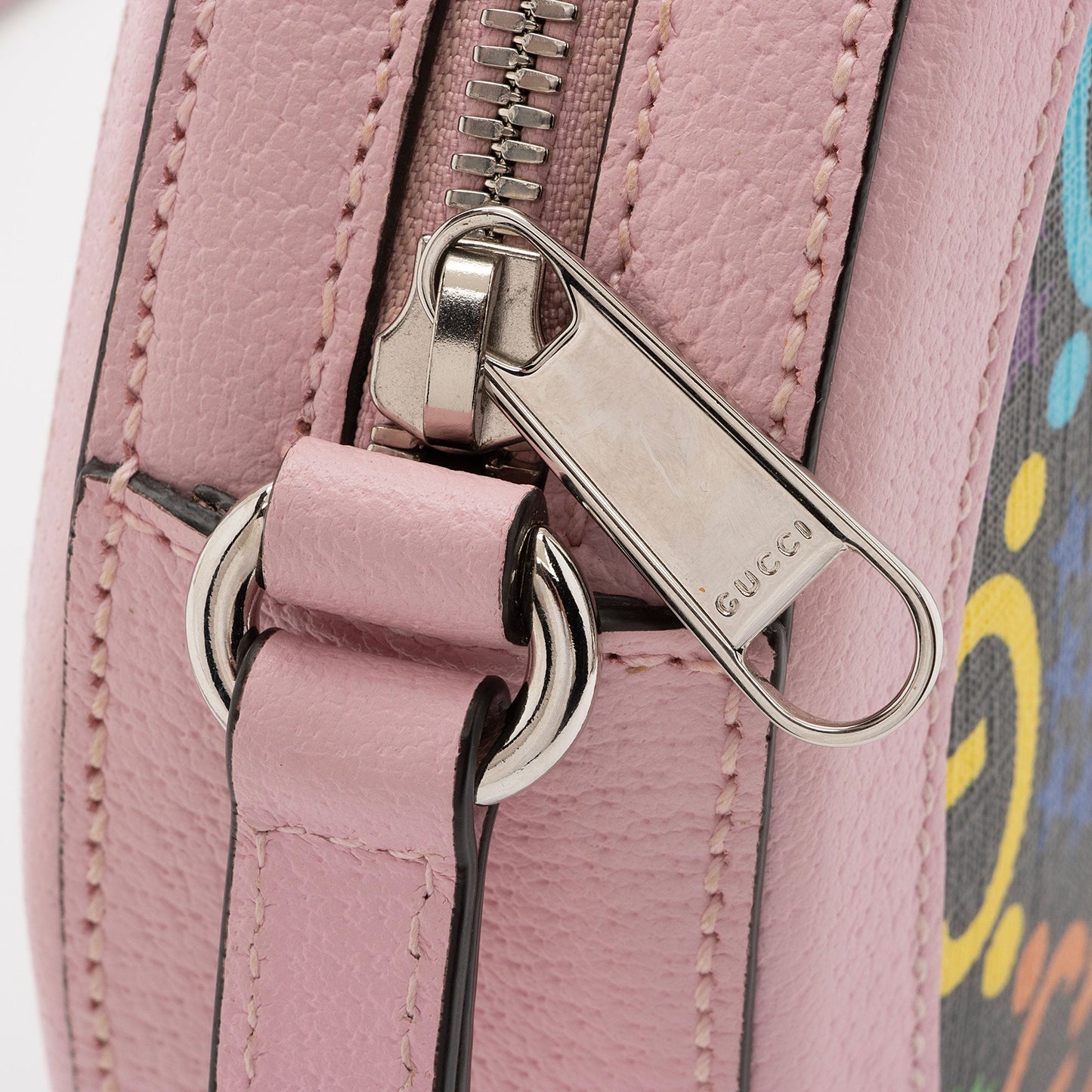Gucci GG Supreme Psychedelic Round Shoulder Bag (SHF-l3hOoV)