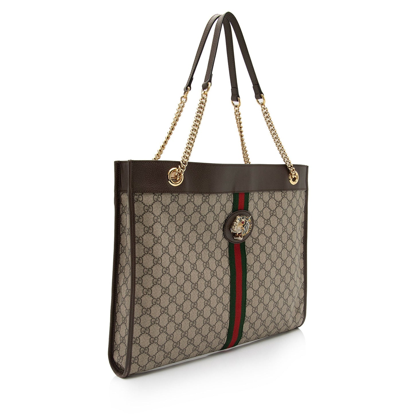 Luxury Gucci GG Supreme Rajah Large Tote (SHF-CkmY9Y)