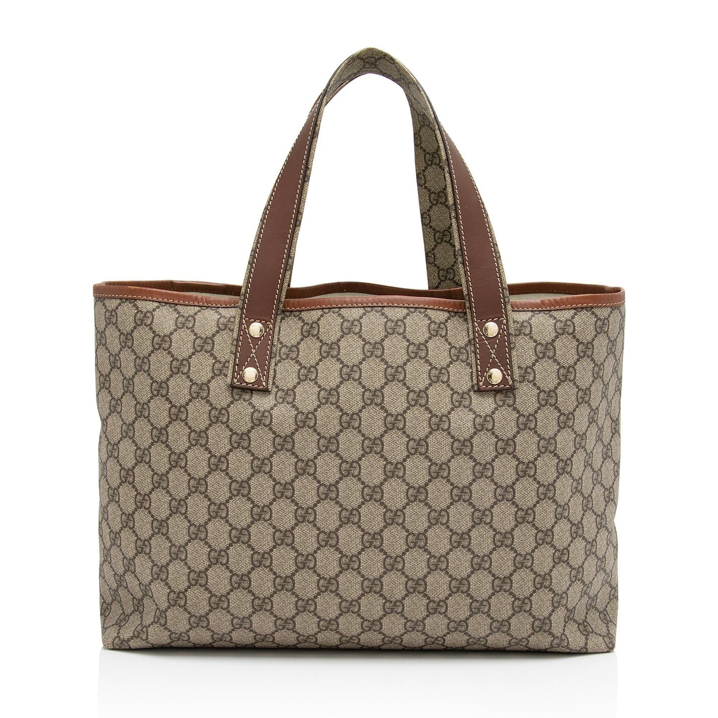 Luxury Gucci GG Supreme Signature Web Loop Medium Tote (SHF-ll8U5X)