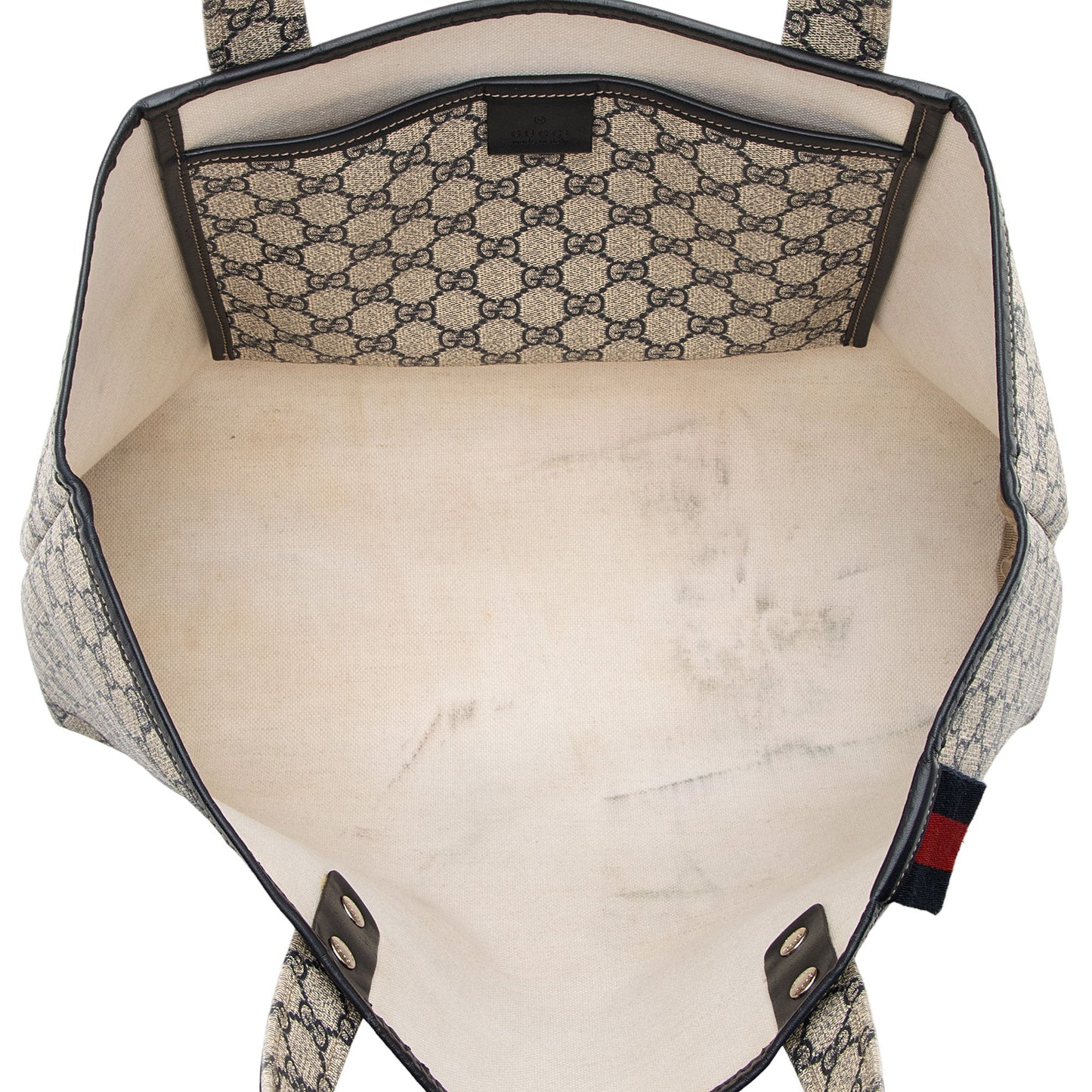 Gucci GG Supreme Signature Web Loop Medium Tote (SHF-bwxRro)