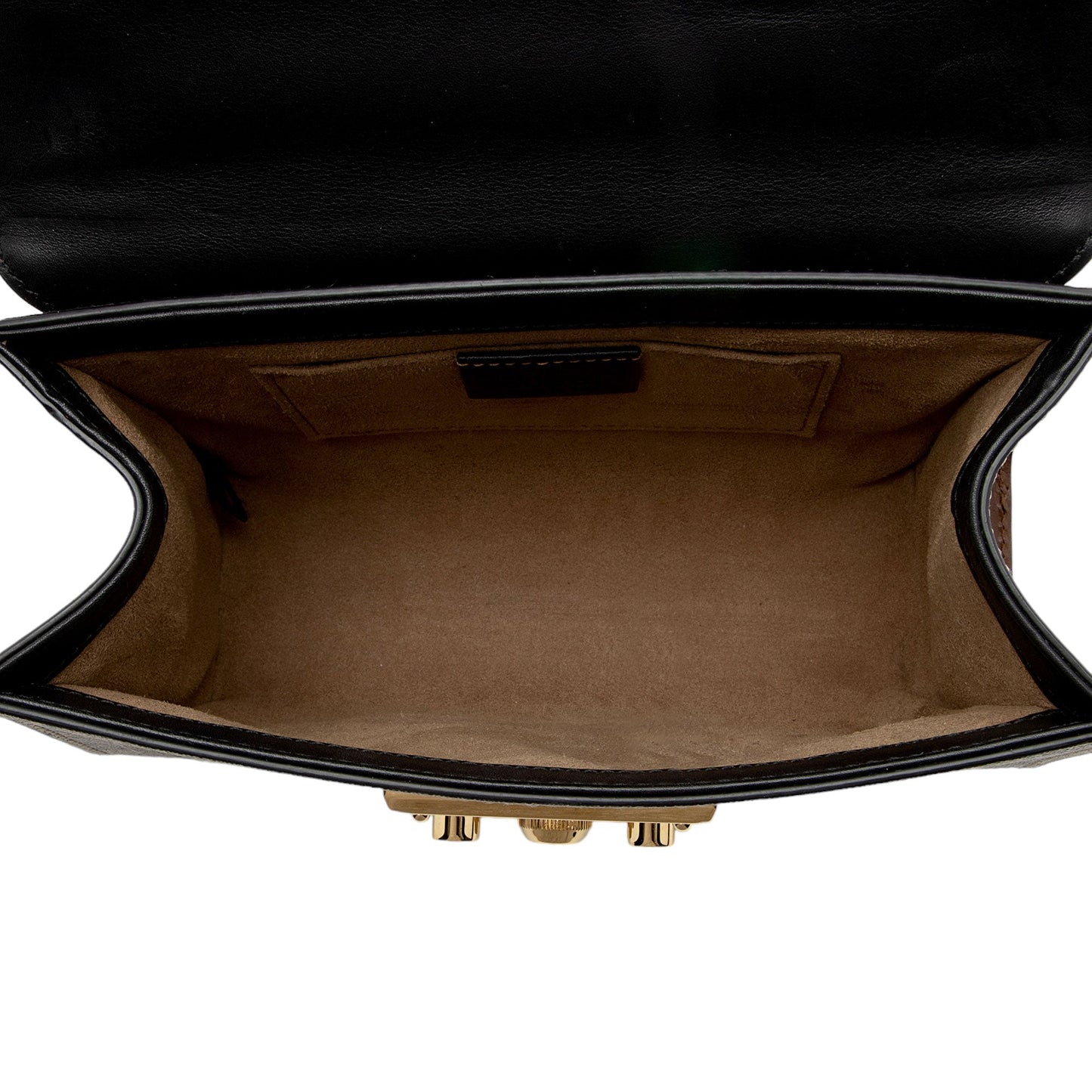 Gucci GG Supreme Small Padlock Shoulder Bag (SHF-rqVDip)