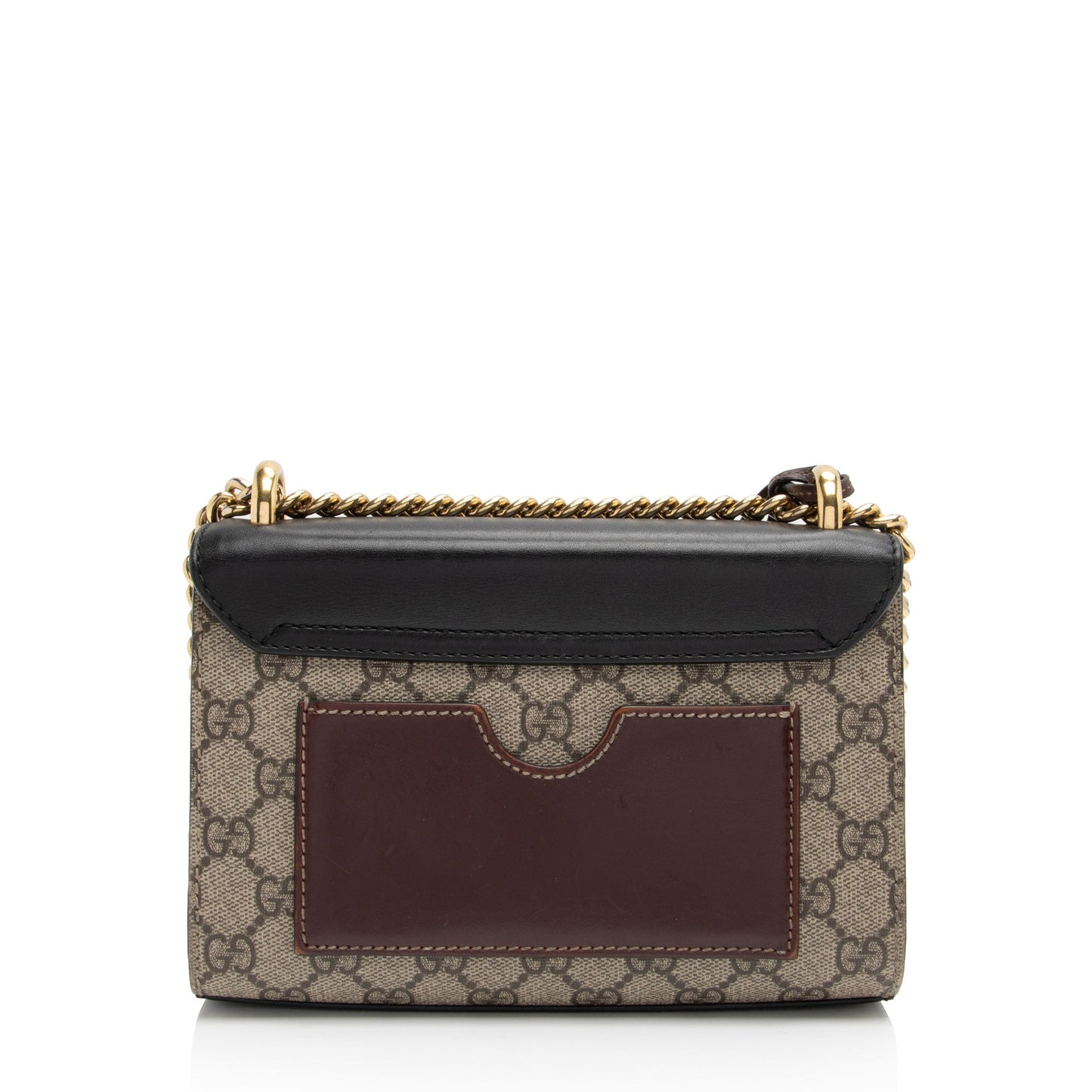 Gucci GG Supreme Small Padlock Shoulder Bag (SHF-wWXgdi)
