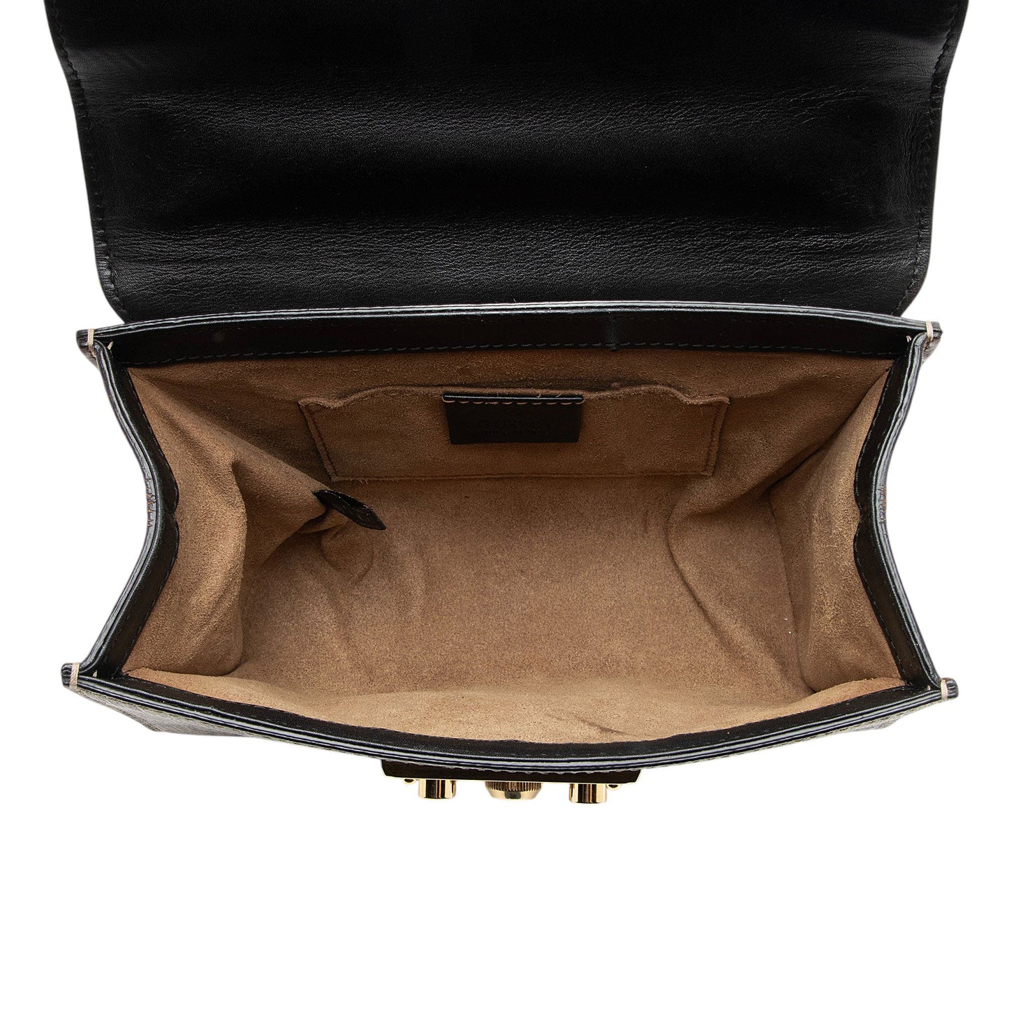 Gucci GG Supreme Small Padlock Shoulder Bag