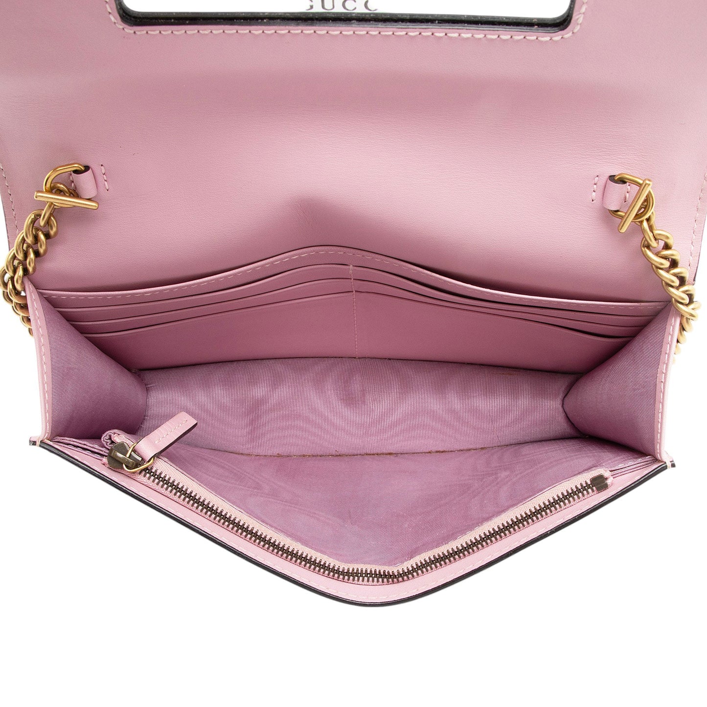 Gucci GG Supreme Strawberry Wallet on Chain (SHF-95dwLu)