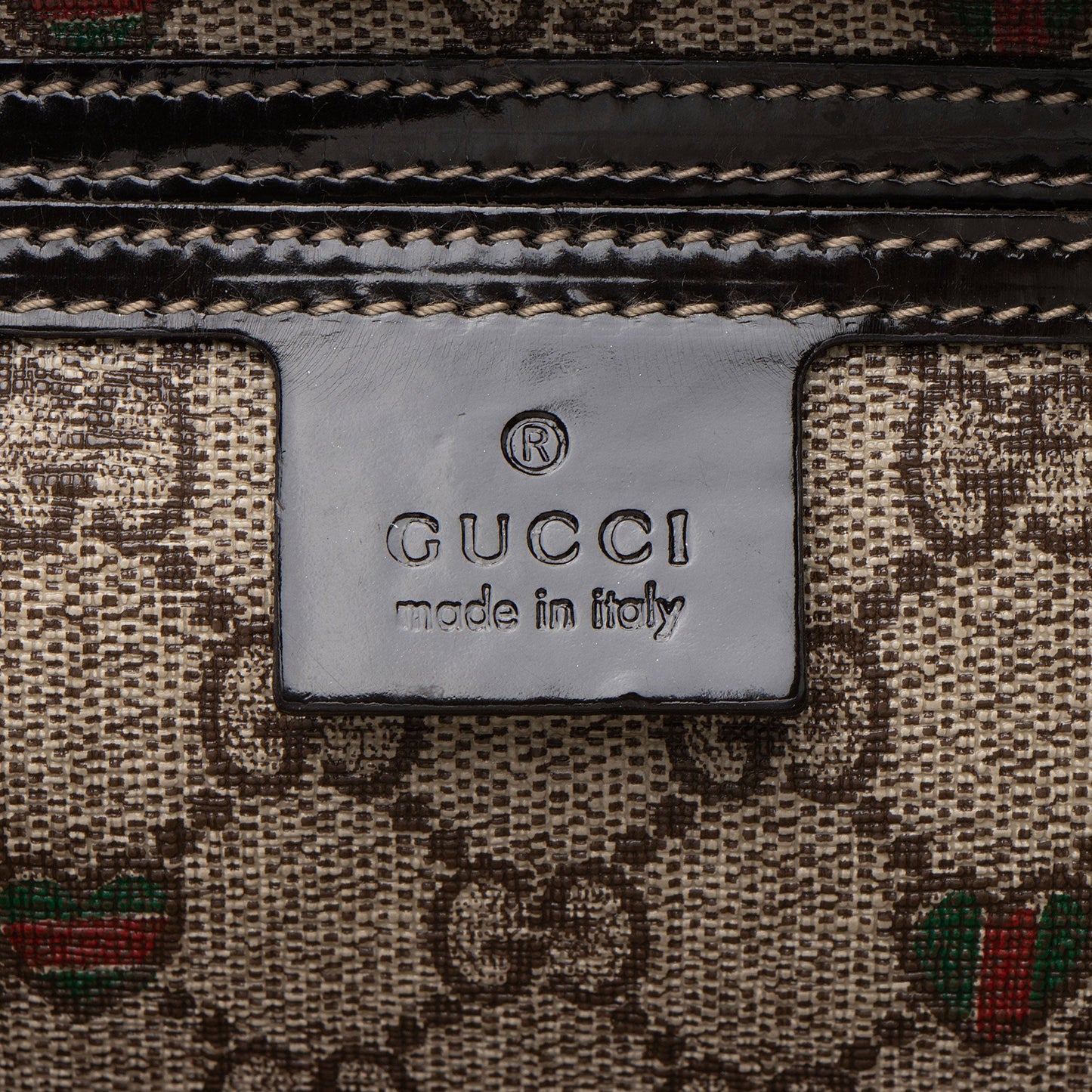 Gucci GG Supreme Tattoo Hearts Joy Boston Bag