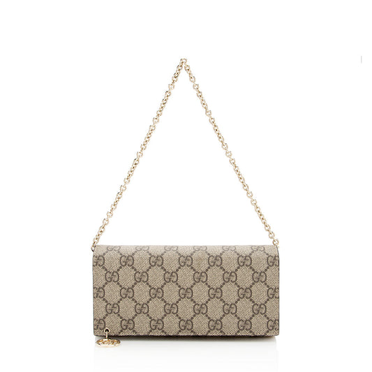 Gucci GG Supreme Wallet on Chain Bag (SHF-19851)