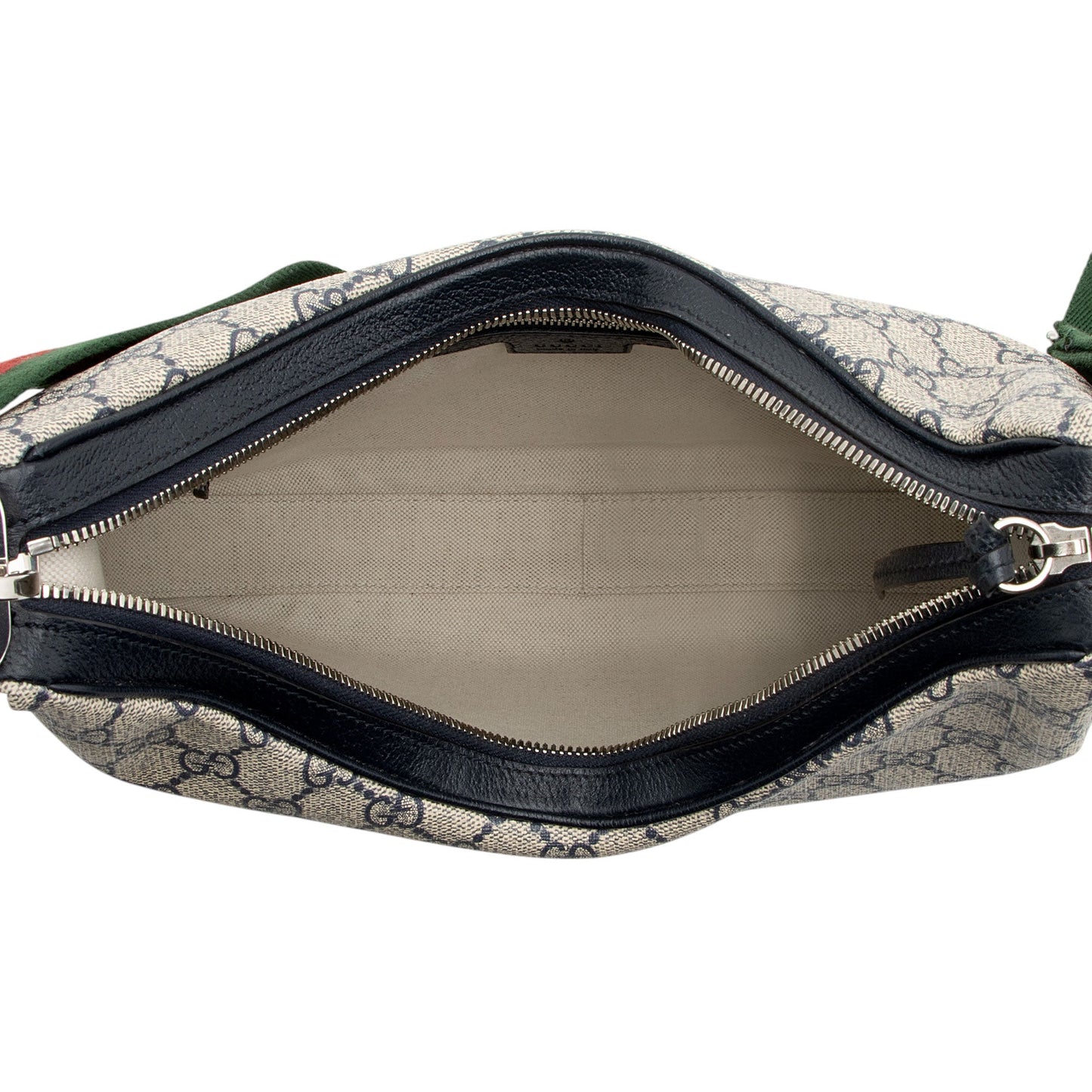 Gucci GG Supreme Web Attache Large Shoulder Bag