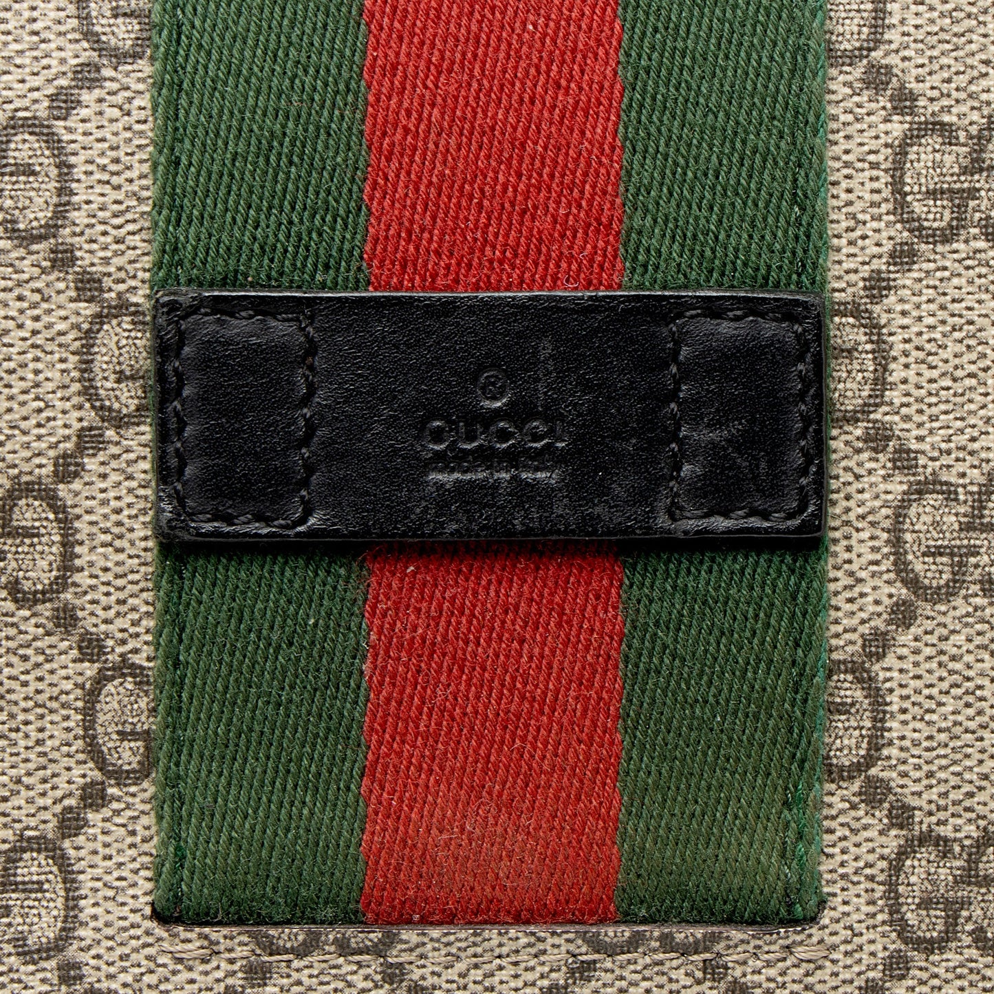 Gucci GG Supreme Web Flap Messenger