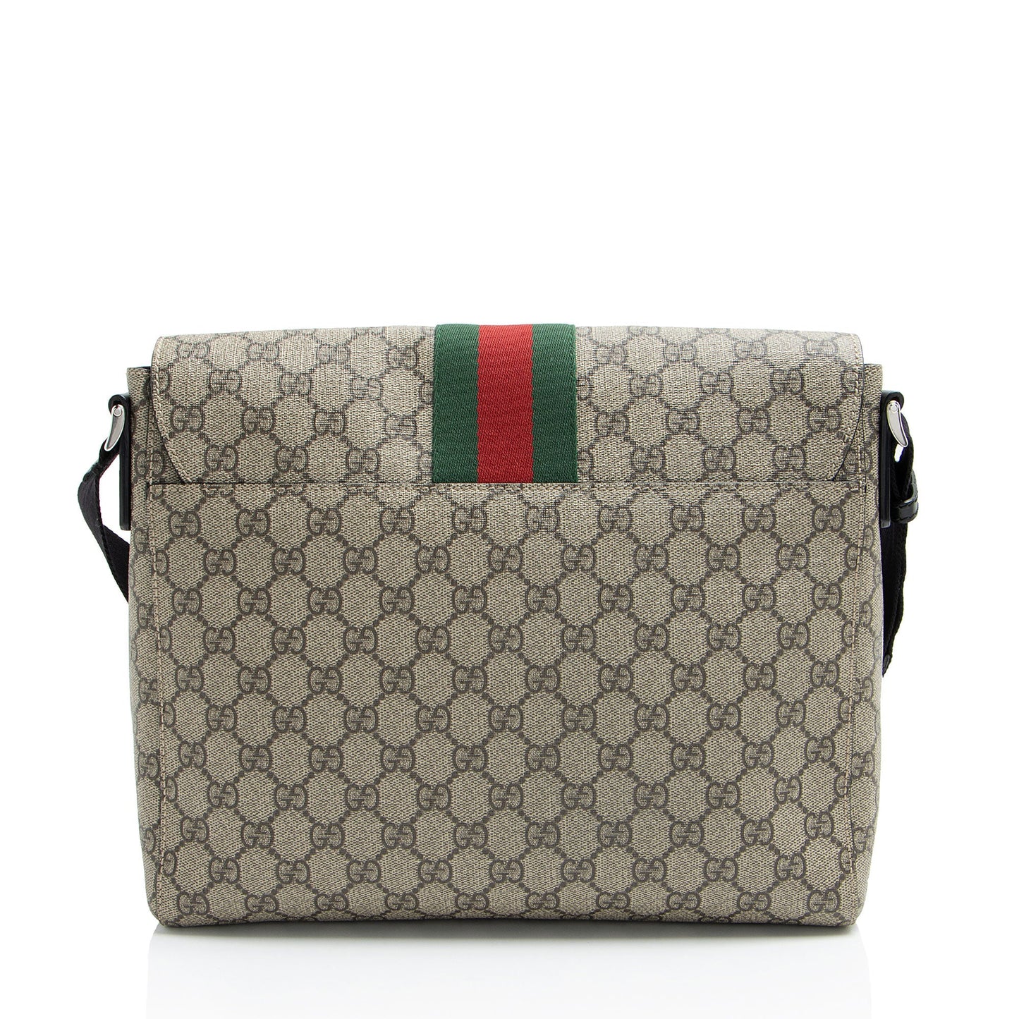 Gucci GG Supreme Web Flap Messenger