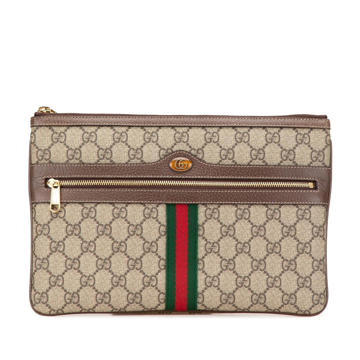 Gucci GG Supreme Web Ophidia Clutch