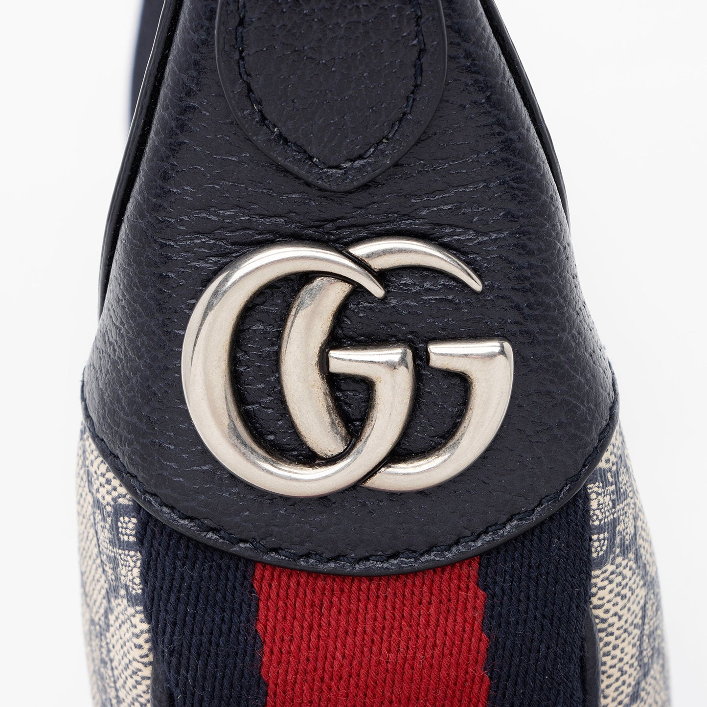 Gucci GG Supreme Web Ophidia Half Moon Mini Hobo