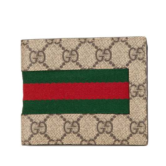 Gucci GG Supreme Web Small Wallet