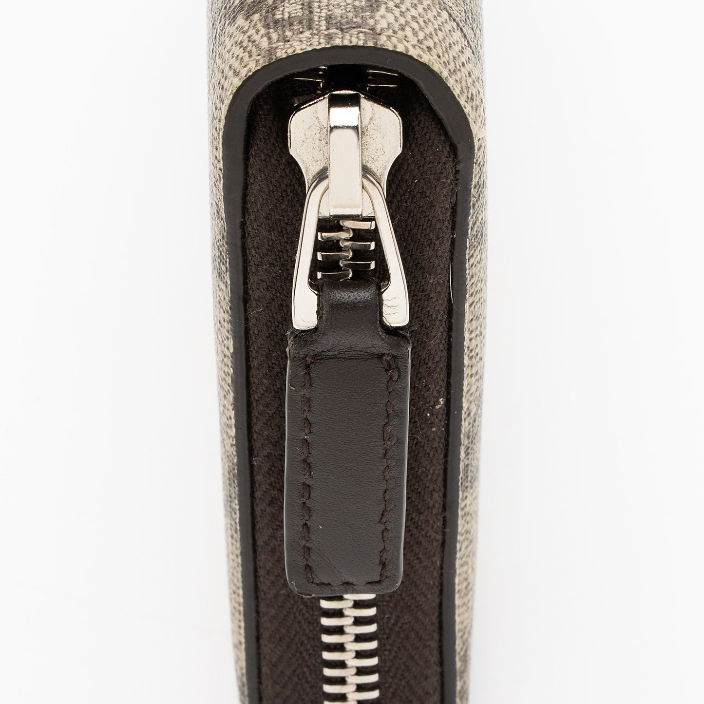 Gucci GG Supreme Web Zip Around Wallet