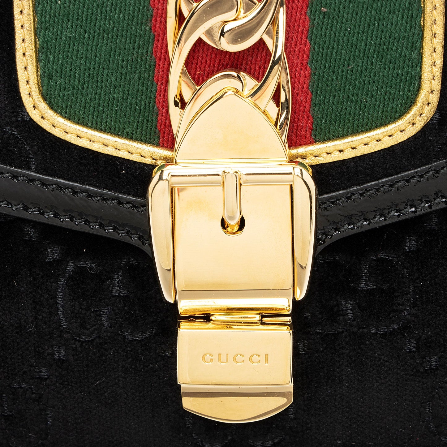 Gucci GG Velvet Sylvie Small Shoulder Bag