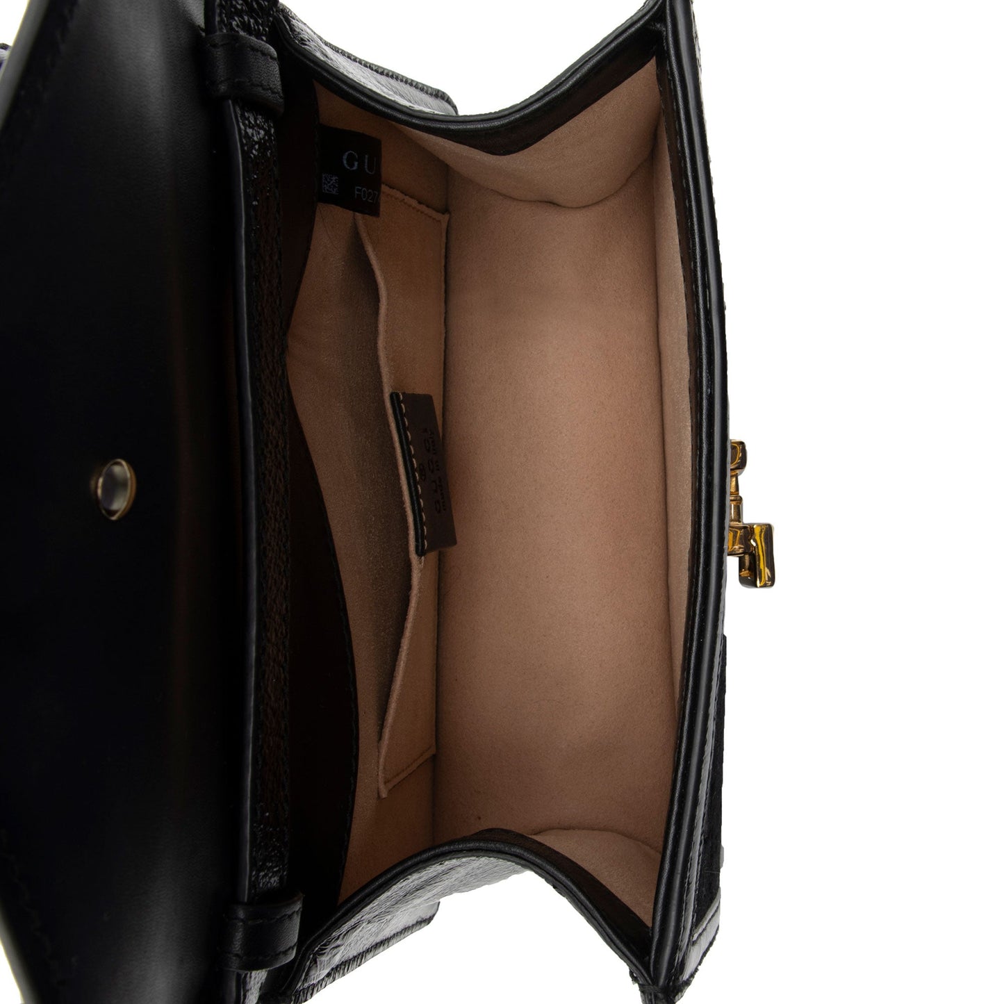 Gucci GG Velvet Web Sylvie Mini Top Handle (SHF-G3UDXc)