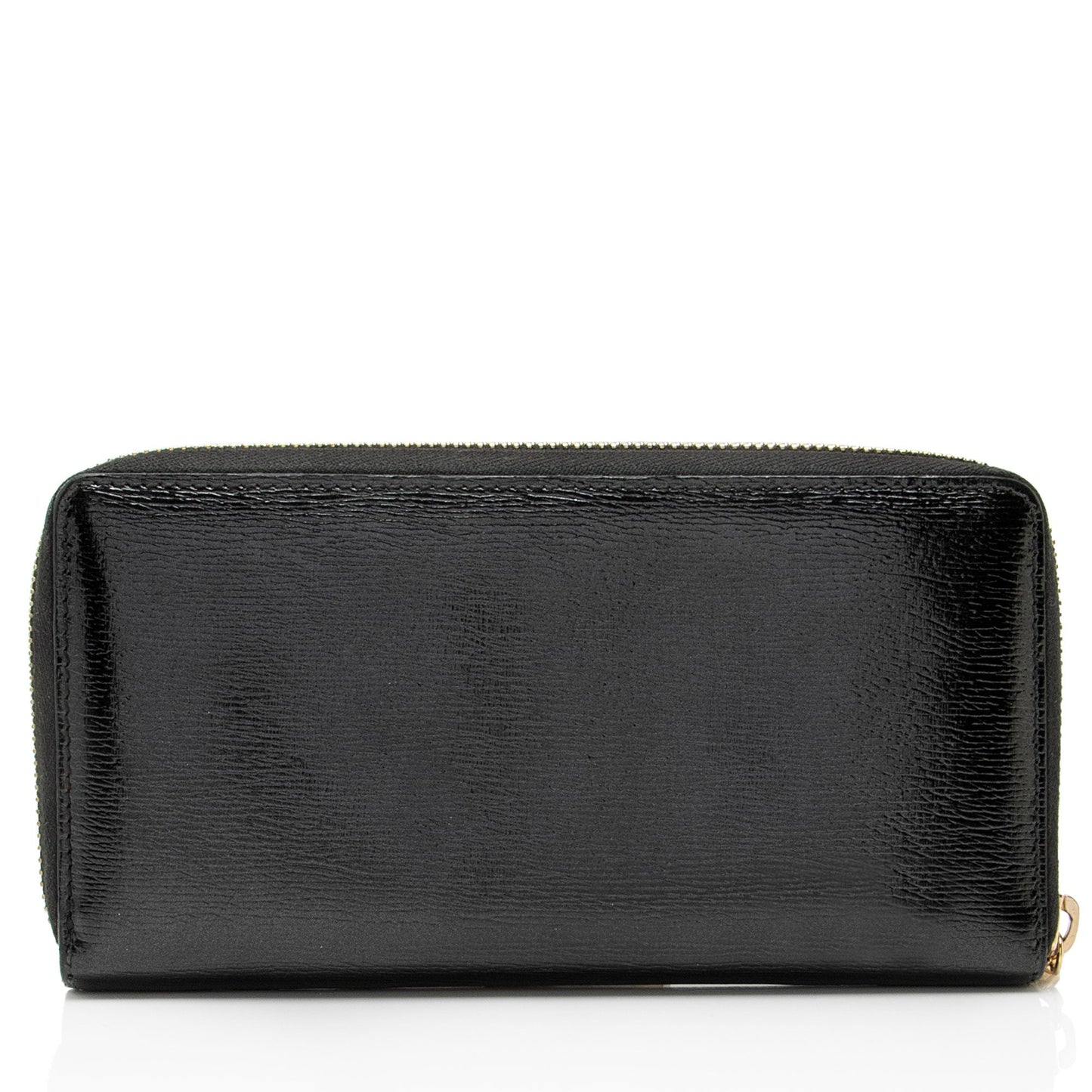Gucci Glazed Leather Zip Around Wallet
