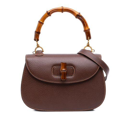 Gucci Grained Calfskin Bamboo Night