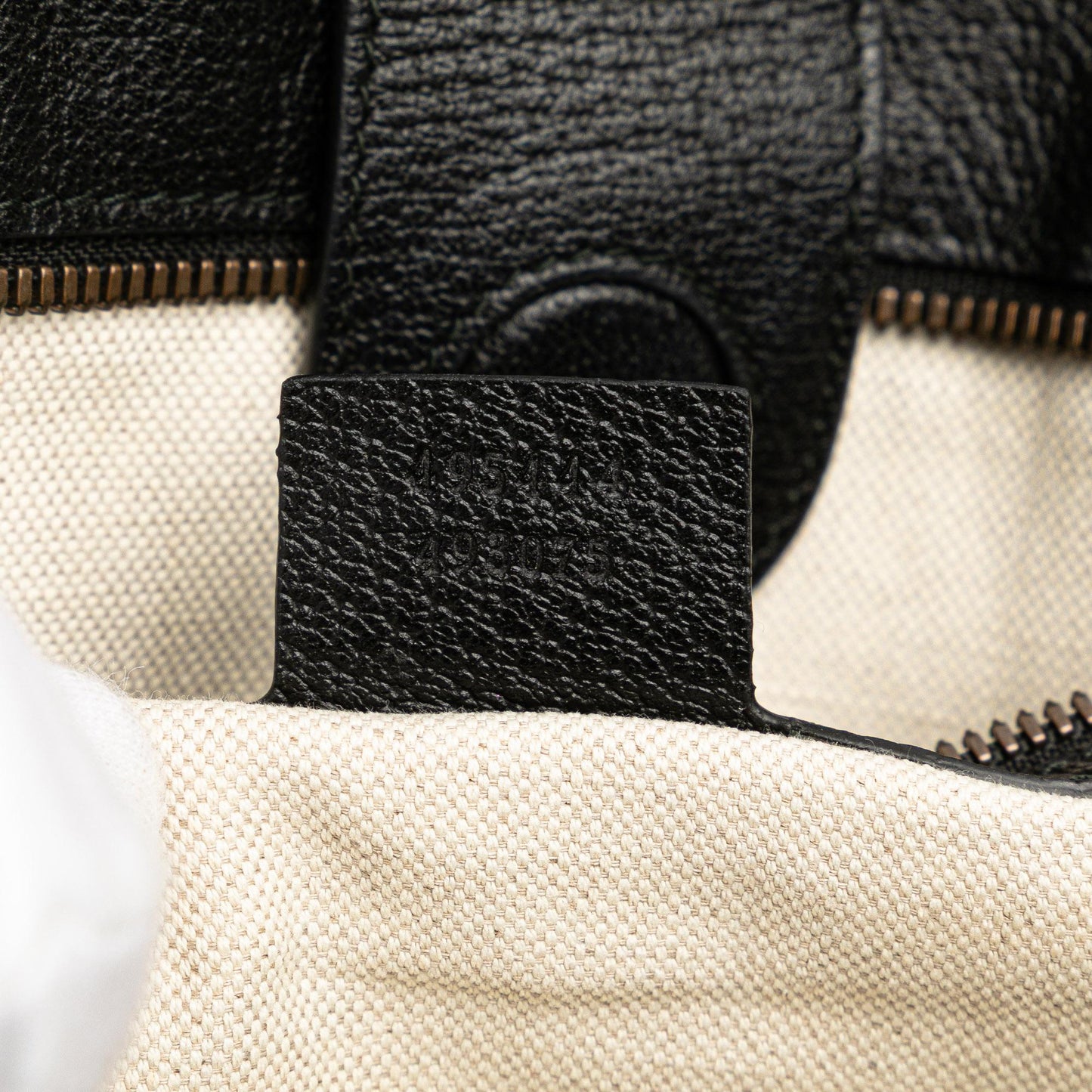 Gucci Grained Calfskin Bee Star Vertical Tote