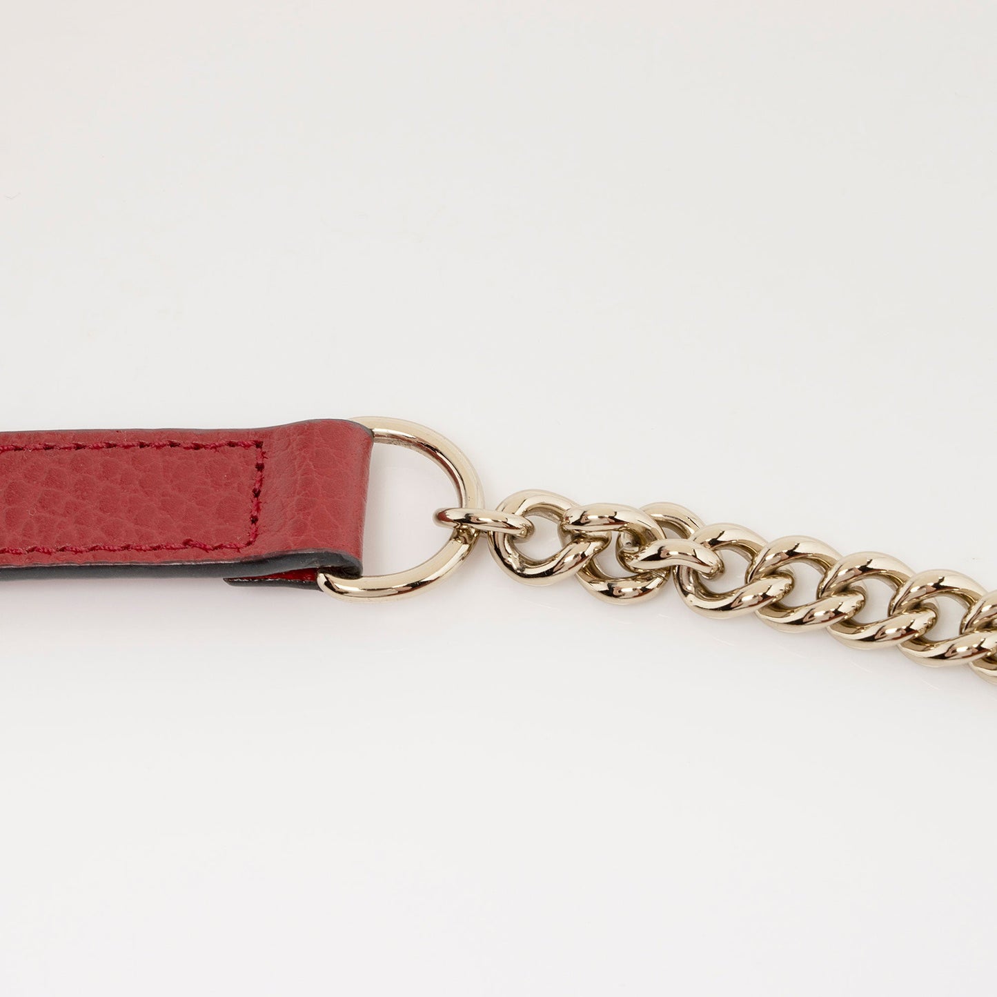 Gucci Grained Calfskin Interlocking G Chain Wallet (SHF-SJaalH)