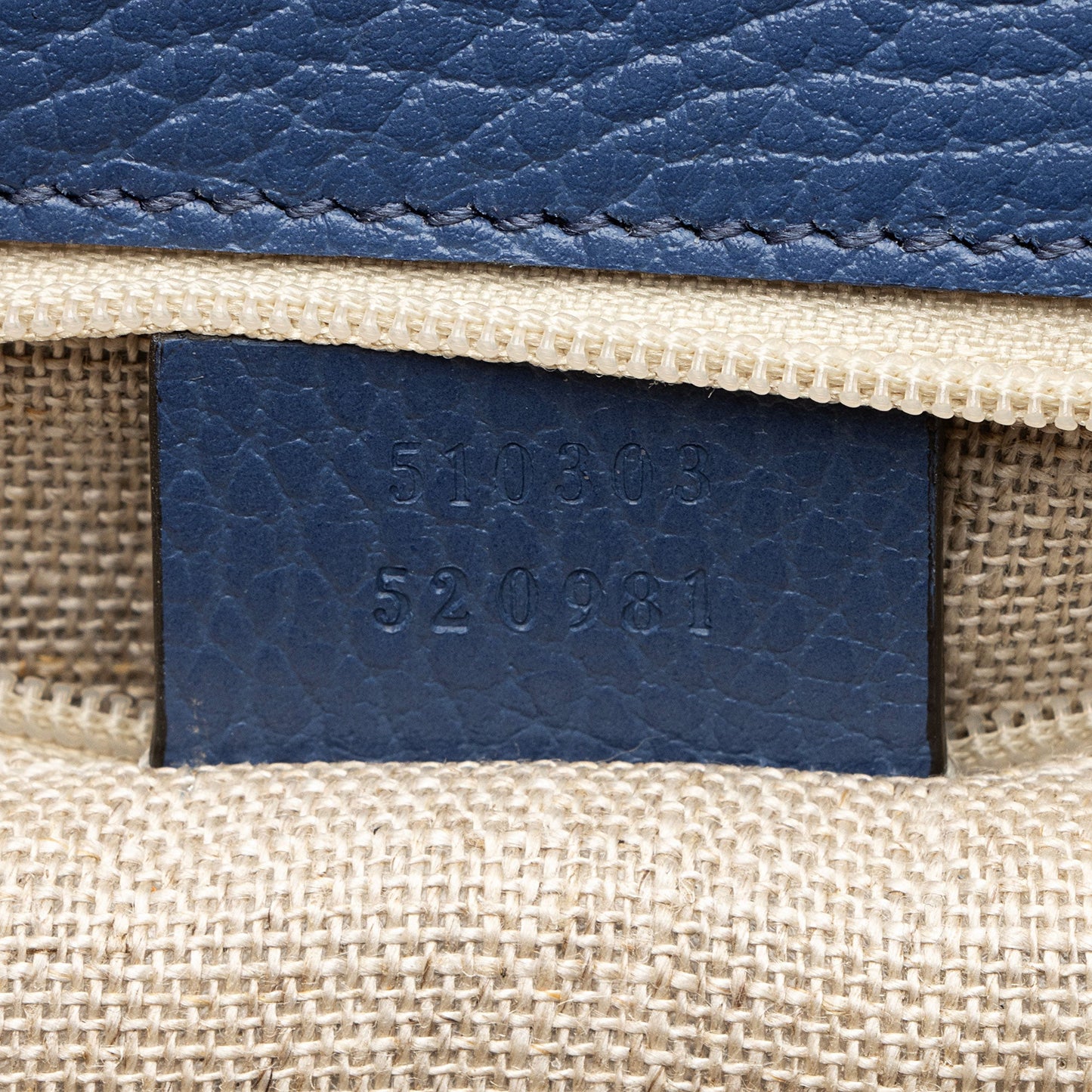 Gucci Grained Calfskin Interlocking G Medium Shoulder Bag