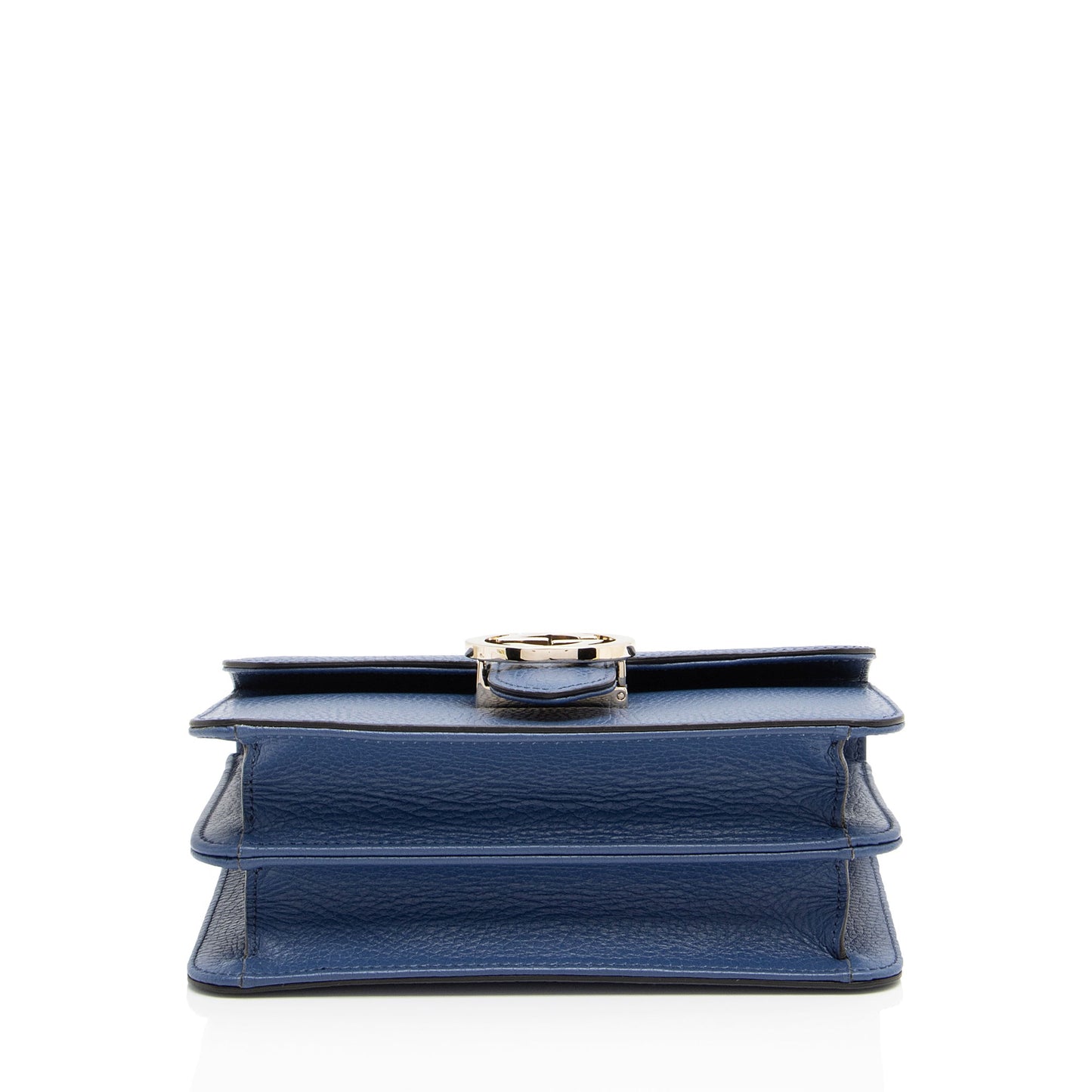 Gucci Grained Calfskin Interlocking G Small Shoulder Bag (SHF-ZsAt2c)