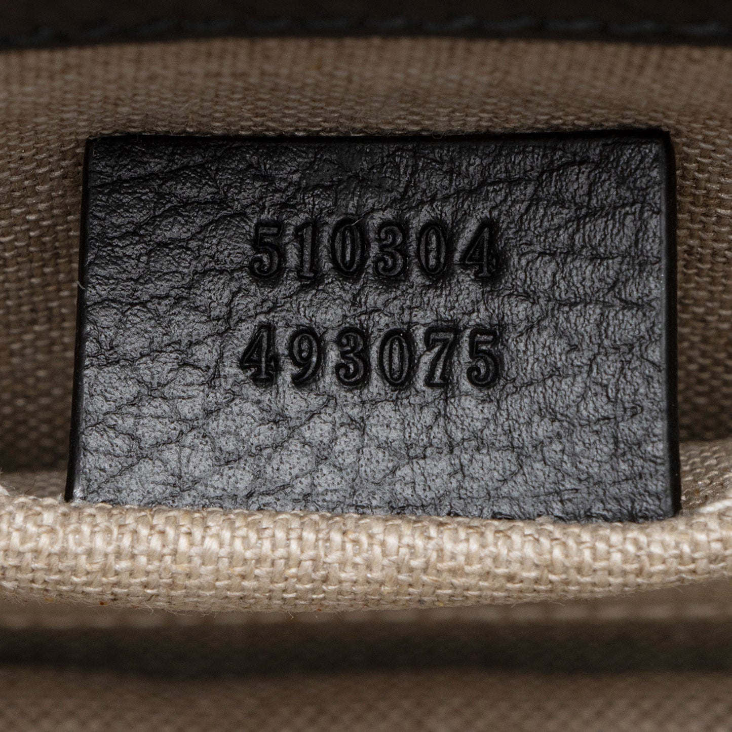 Gucci Grained Calfskin Interlocking G Small Shoulder Bag