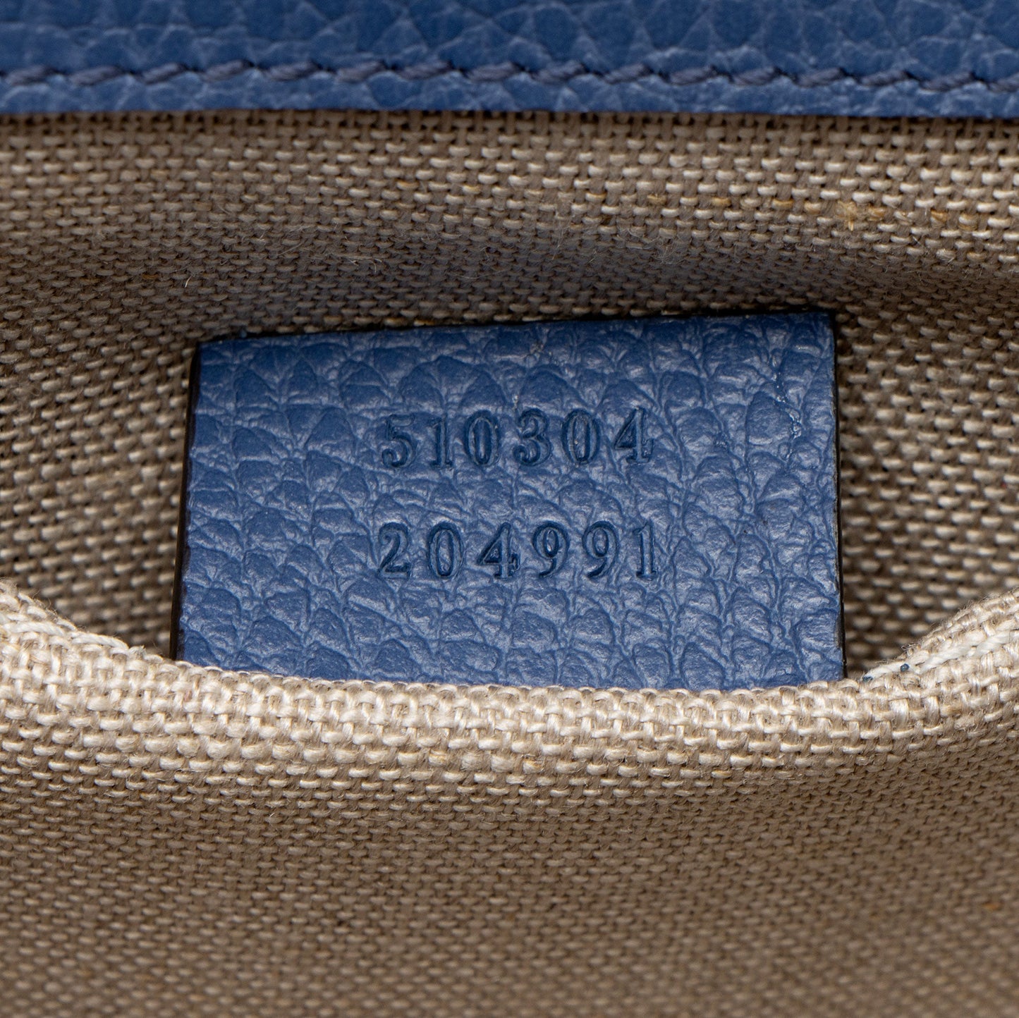 Gucci Grained Calfskin Interlocking G Small Shoulder Bag